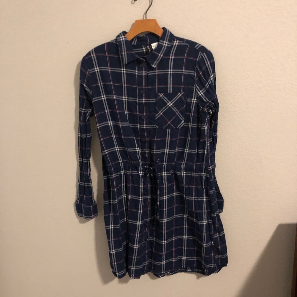 Blue&White Plaid Dress